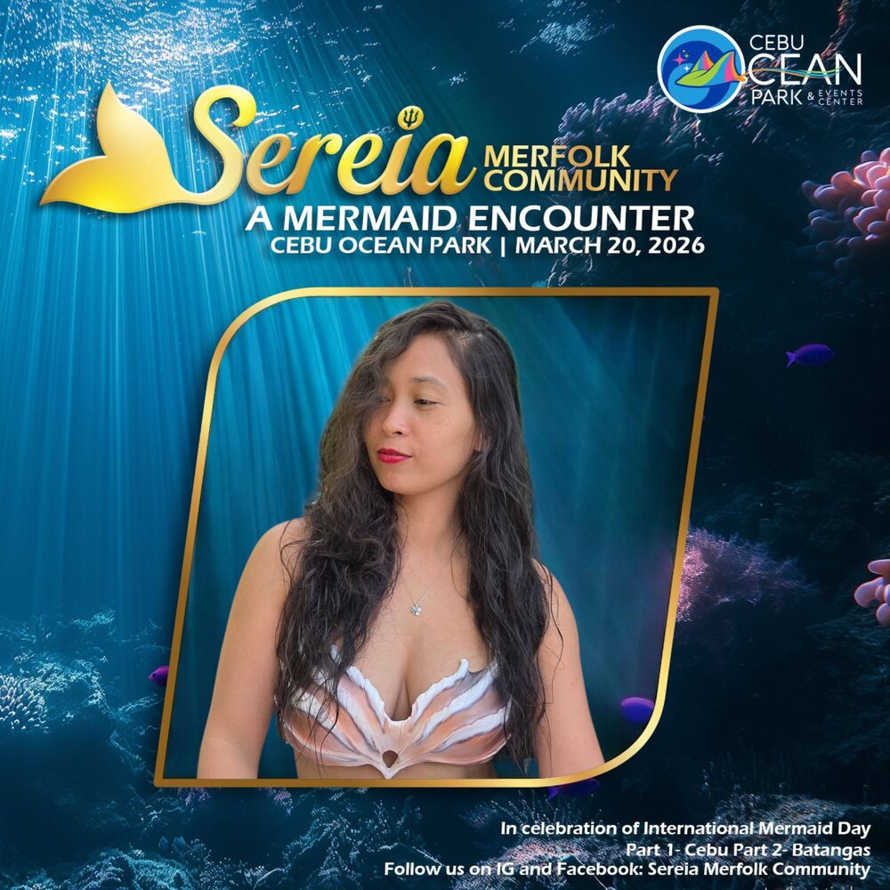 Mermaid Giona at Sereia Merfolk Community — A Mermaid Encounter, Cebu Ocean Park